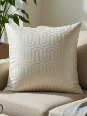HONEY COMB DESIGN CUSHION COVER & FILLER